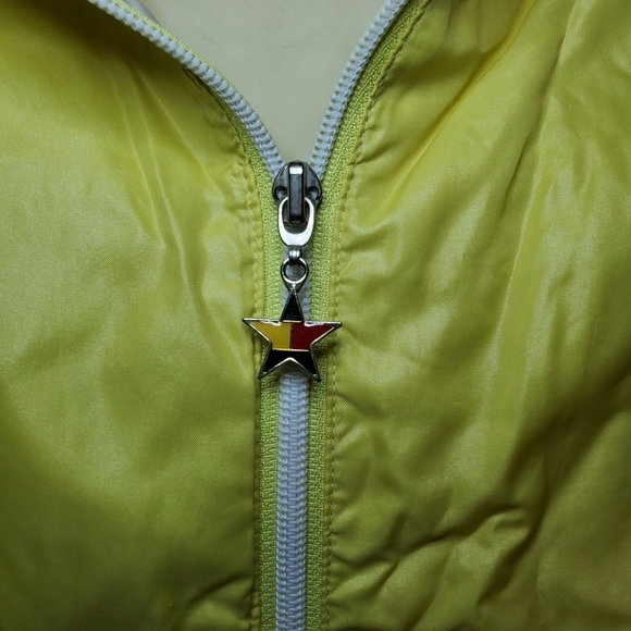 Vintage 90’s Women’s Sz S Tommy Hilfiger Zip Up Windbreaker Jacket Short Waist - Picture 4 of 10